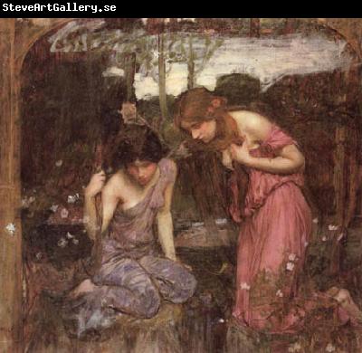 John William Waterhouse Study for Nymphs finding the Head of Orpheus